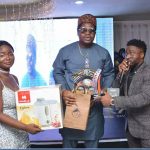 Emmanuel Alade and Mr Macaroni at the uncutxtra award night 2023