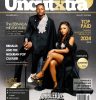 UncutXtra Magazine Volume 18 cover featuring a man and woman dressed formally, seated side by side.