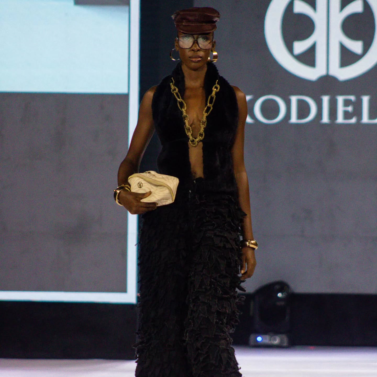Models walking the runway at Stitching Futures 2026 fashion showcase in Lagos