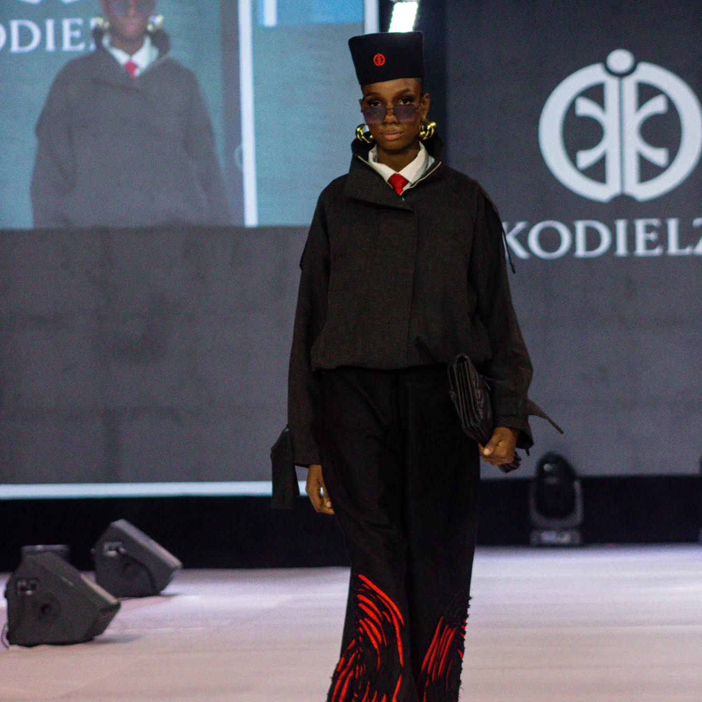 Kordeilzz model at Stitches Fashion show