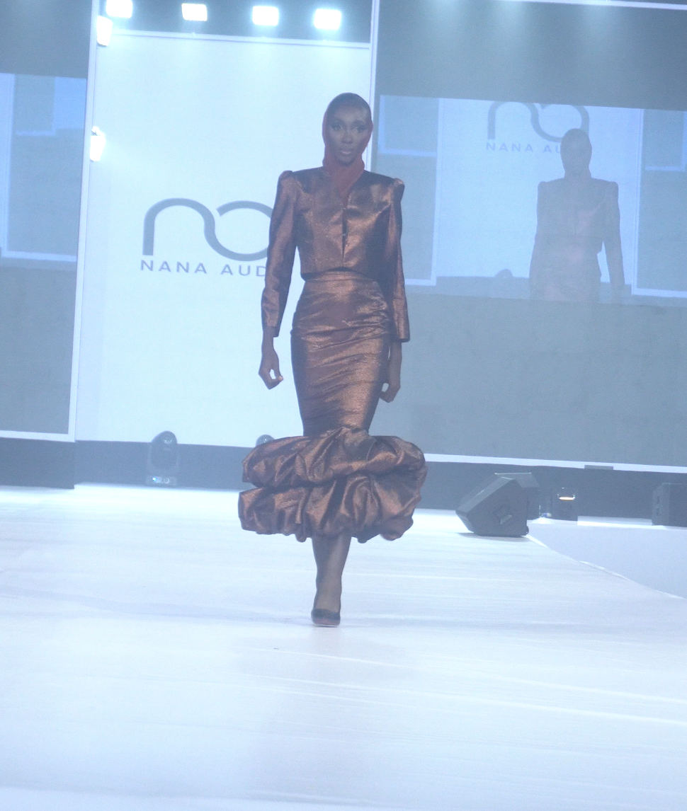 Nana audu 's model at Stitches Fashion show