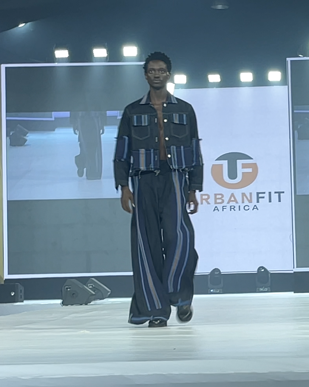 Models walking the runway at Stitching Futures 2026 fashion showcase in Lagos 