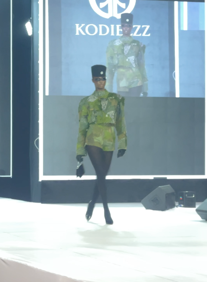 Models walking the runway at Stitching Futures 2026