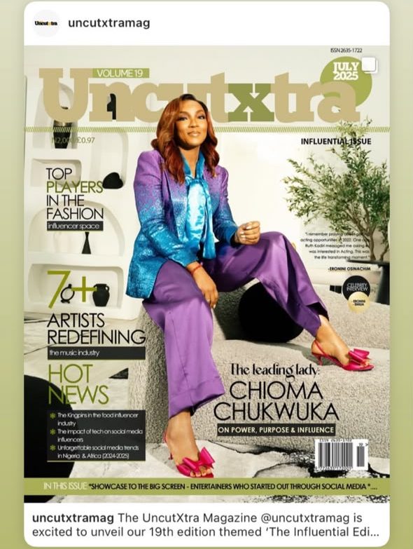 Chioma Akpotha in our 19th entrepreneur magazine edition