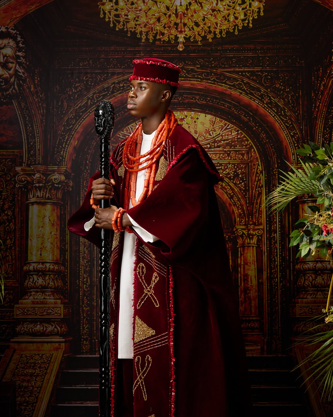 Peller's Edo wedding outfit