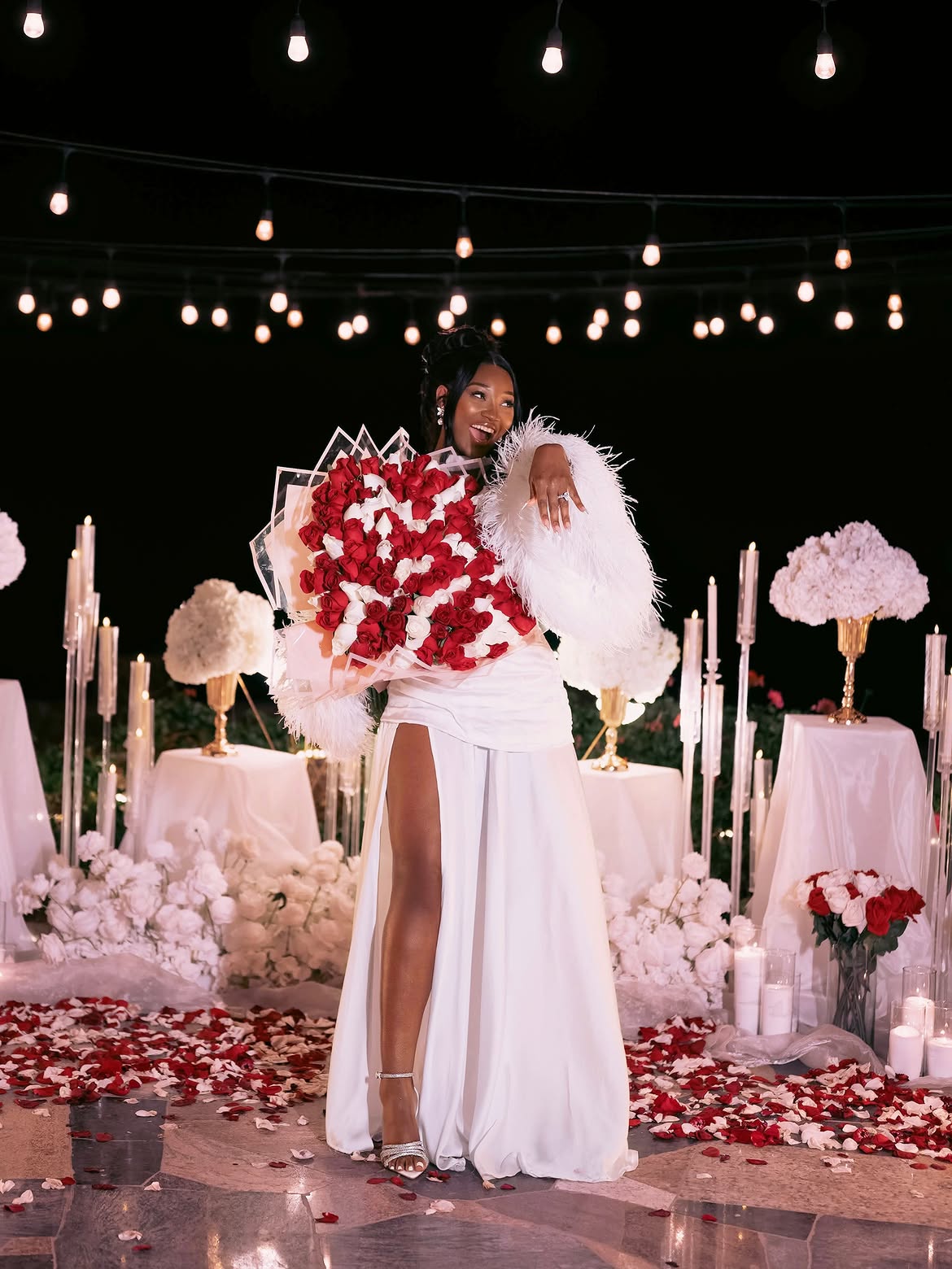 Meraiah Ekeinde and fiancé Engagement