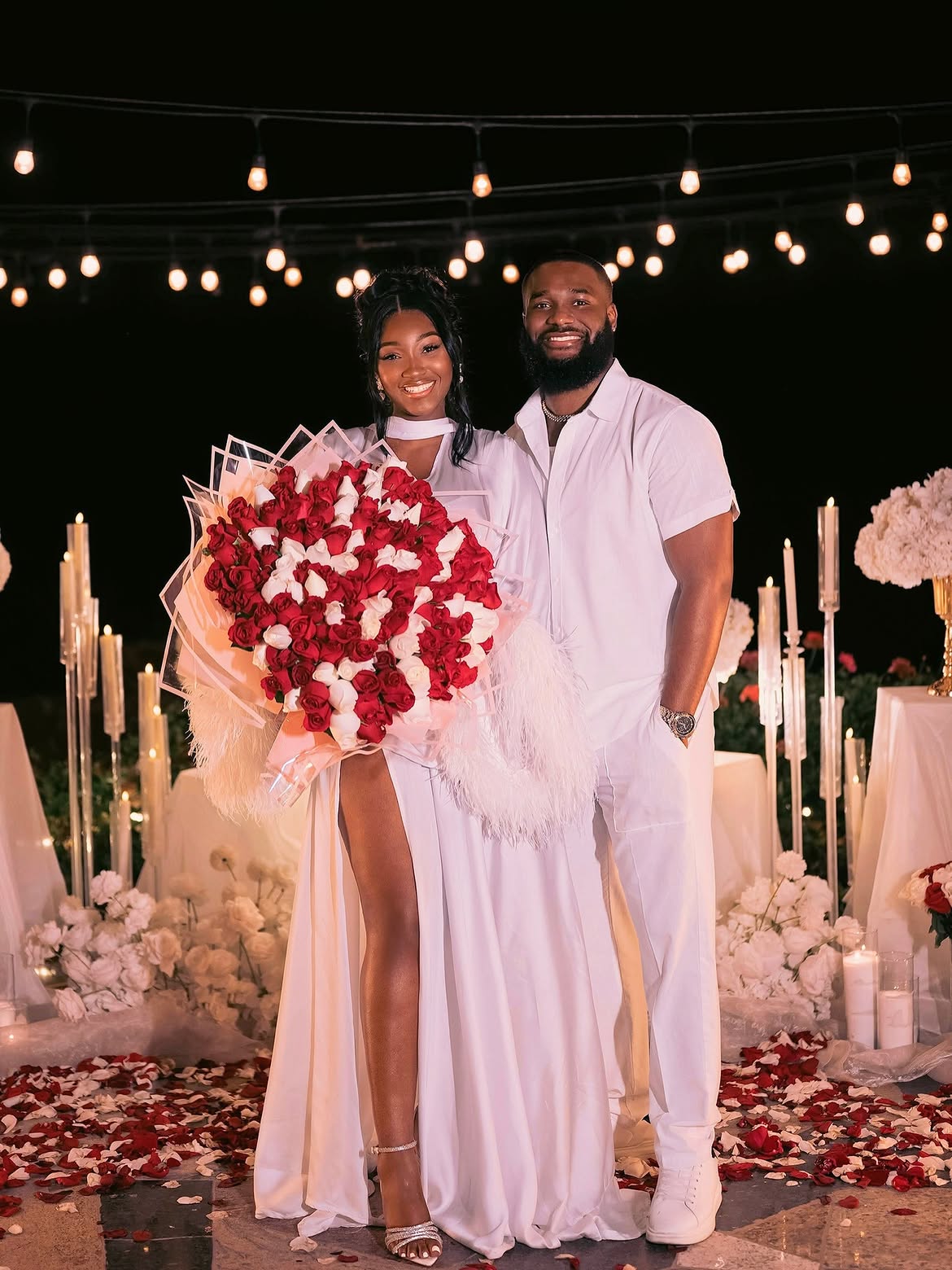 Meraiah Ekeinde and fiancé's engagement