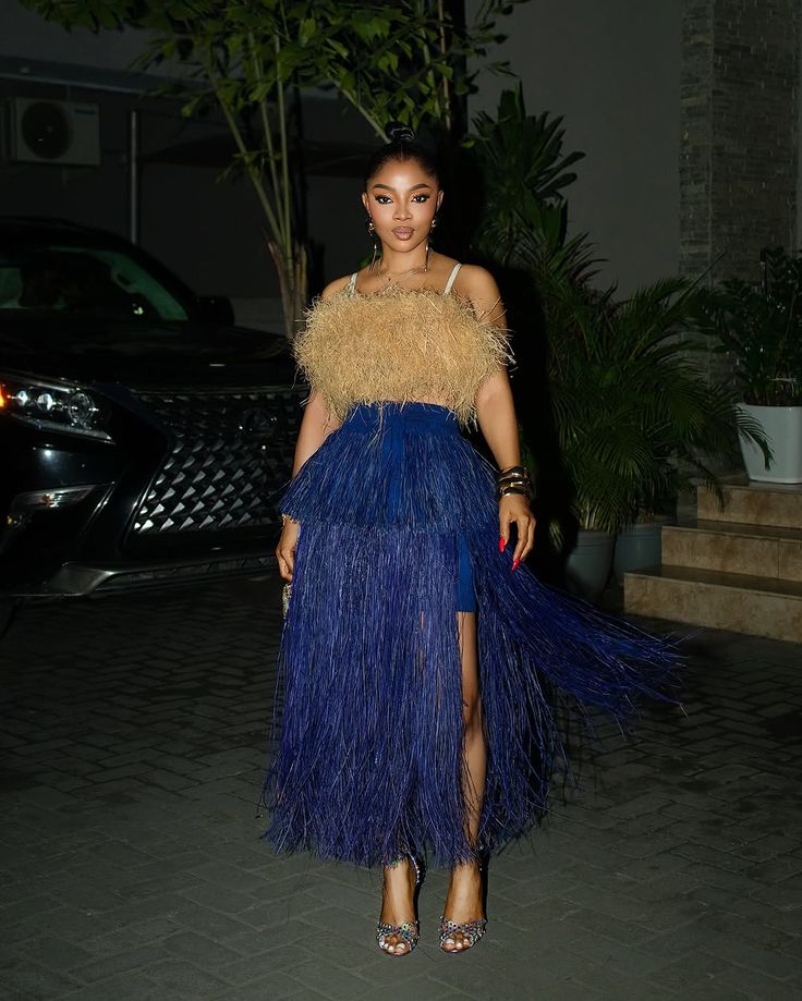 Toke Makinwa high glam luxury fashion look