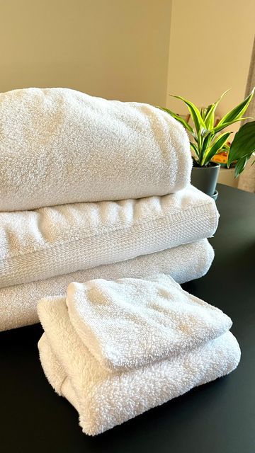 fresh clean towels clothes personal hygiene lifestyle