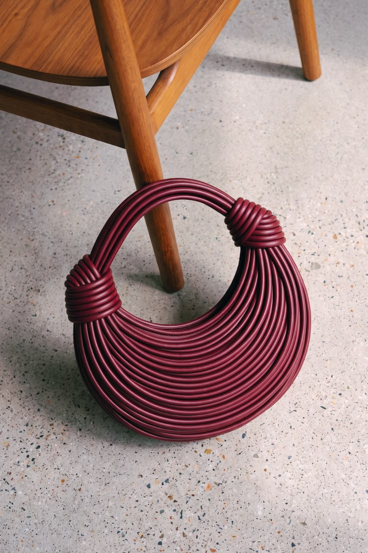 Structured statement handbag paired with a stylish outfit